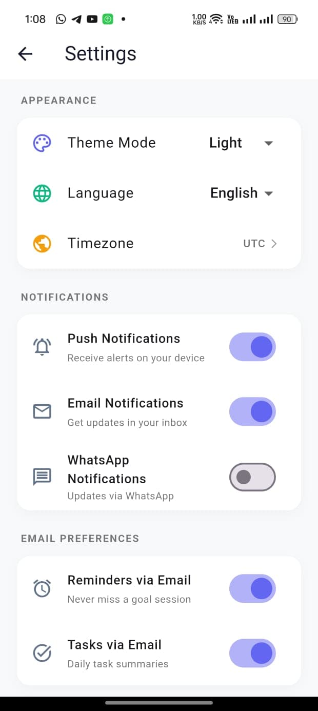 Voclio app screen 3